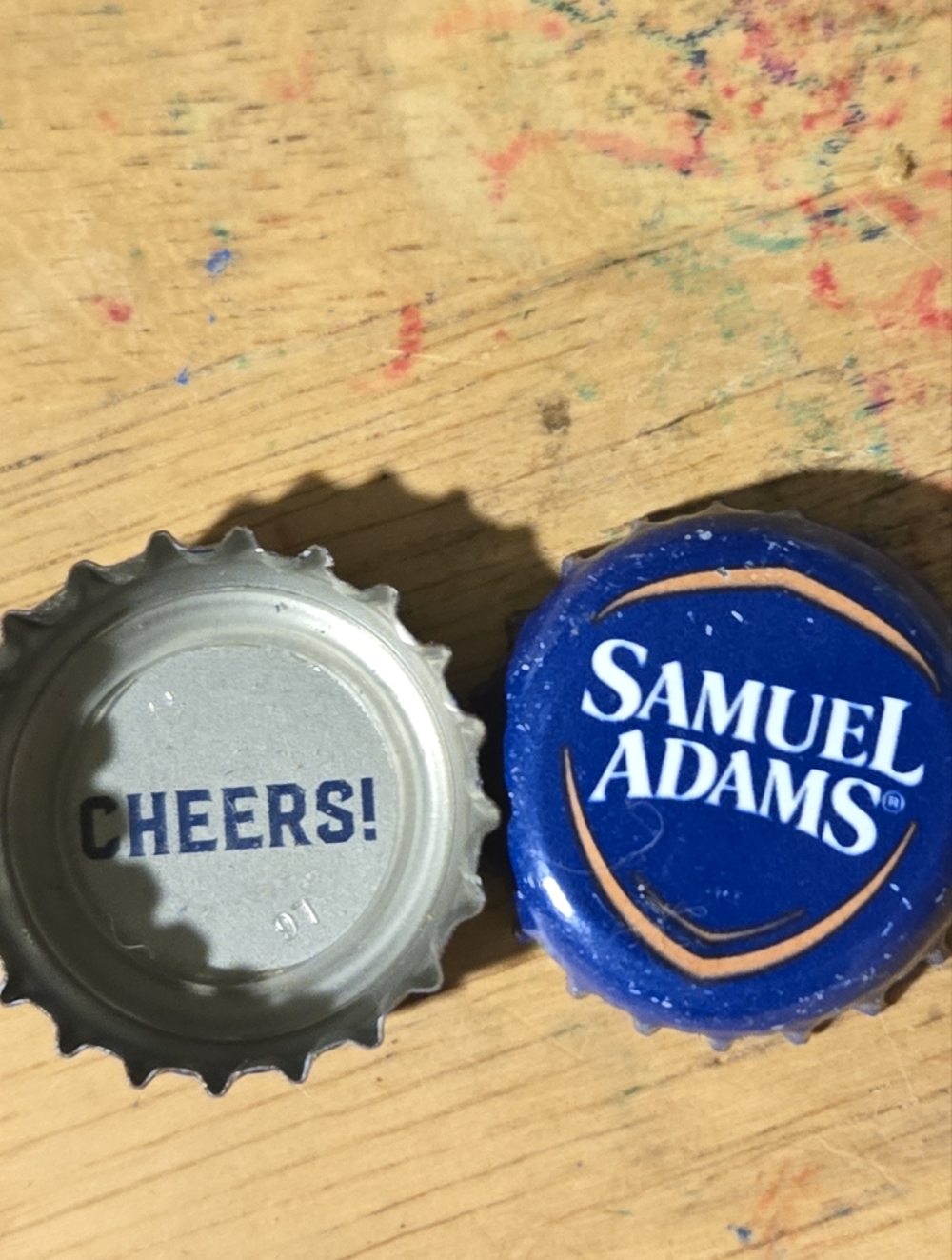 SAM ADAMS Blue CHEERS Bottle Caps - CRAFTS - 2 LBS